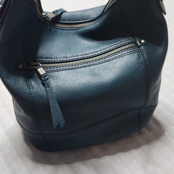 The SAK  Blue Leather Women's Shoulder Bag - Picture 1 of 11